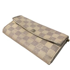 Authentic Vintage Louis Vuitton Damier Azur Portefeuille Sarah Wallet